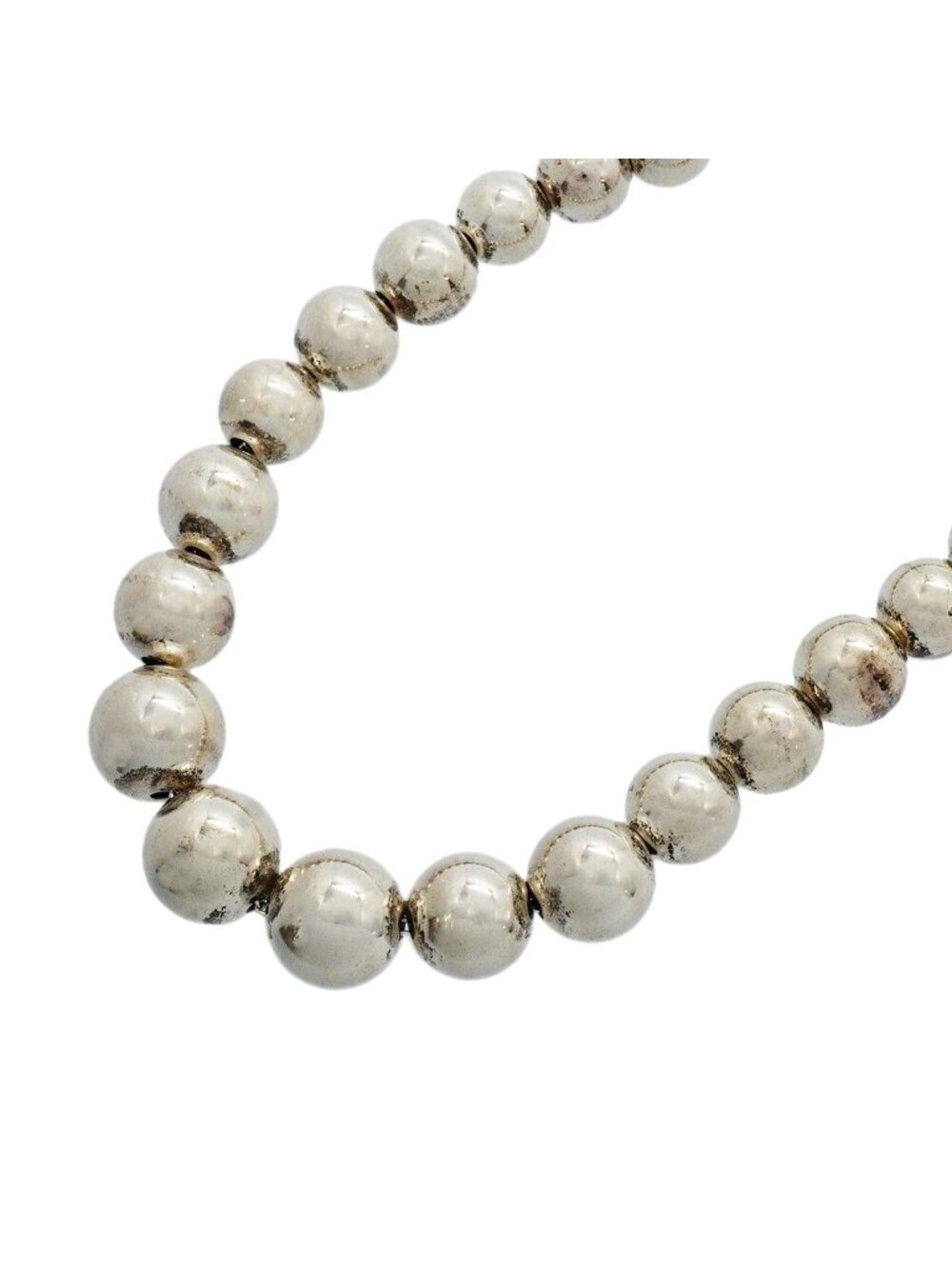 Tiffany & Co Necklace HardWear Graduated Ball 925 Sterling Silver